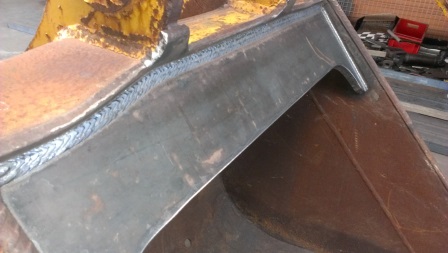 20 ton Excavator Bucket Repair    